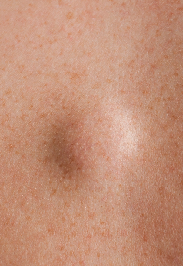 Photo representant un Kyste sous la peau - Kyste sebace chirurgie dermatologique | Centre Villiers Batignolles Paris