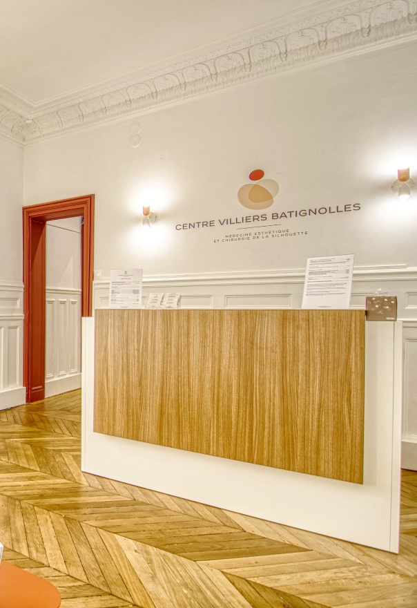 Photo du comptoire d accueil du centre villiers batignolles - Parcours patient | Centre Villiers Batignolles Paris