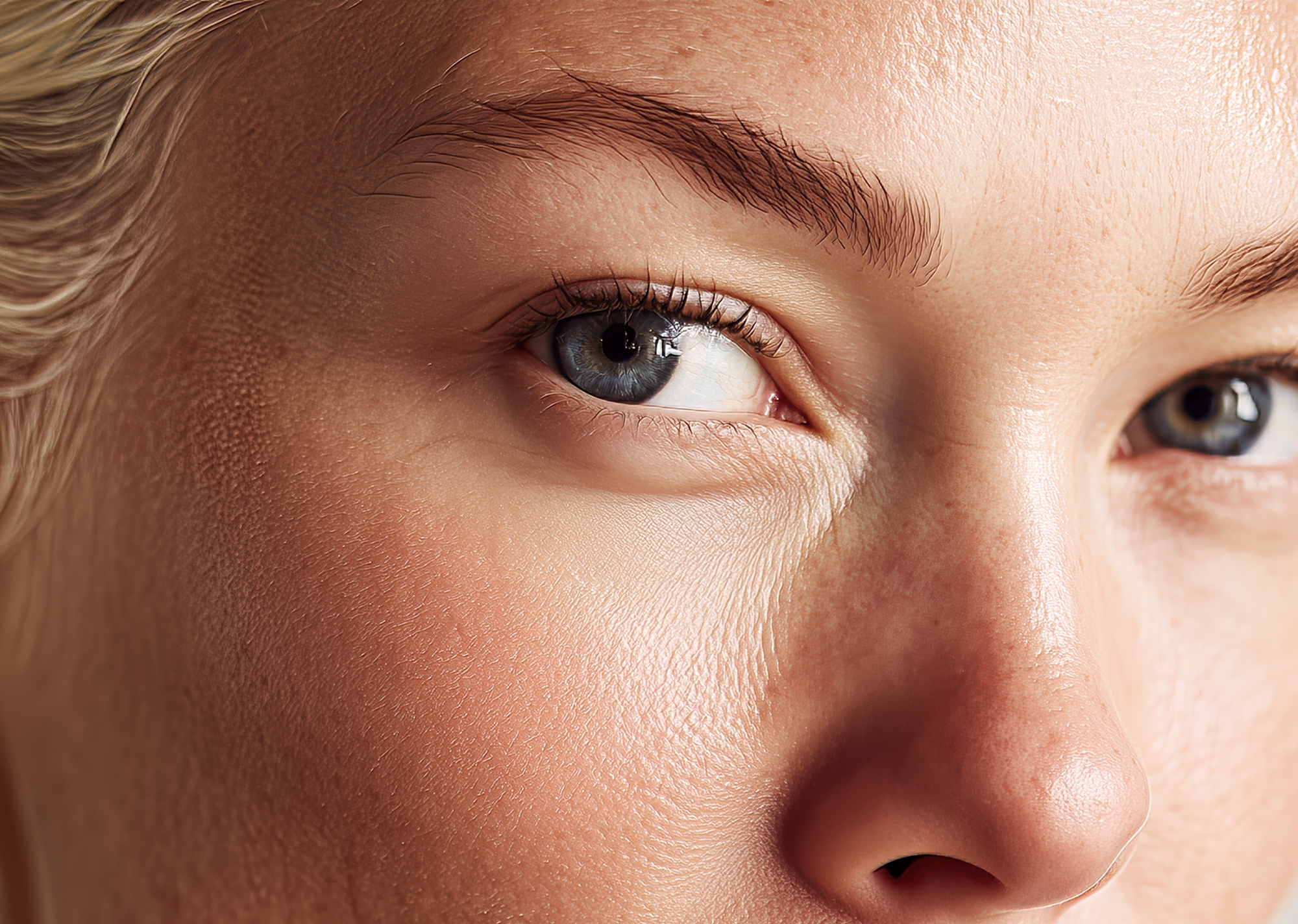 Atténuation des rides de la patte d’oie au coin des yeux pour rajeunir le regard. Centre Villiers Batignolles, Paris.